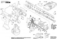 Bosch 0 602 490 453 EXACT 9 Cordless Screw Driver Spare Parts